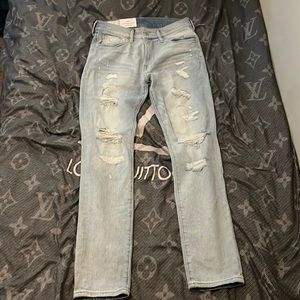 Blue skinny jeans W32/L32 men